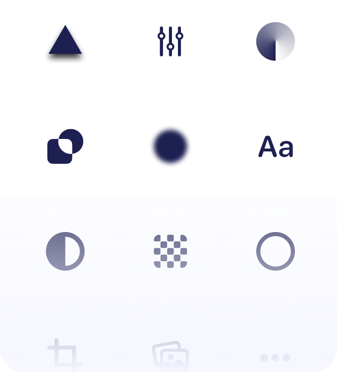 different editor tools